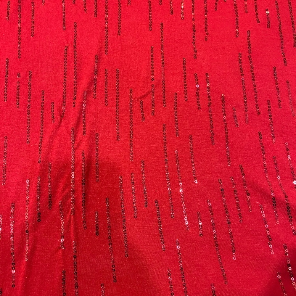 Catherines 3/4 Sleeve Sequin Top - Picture 2 of 6